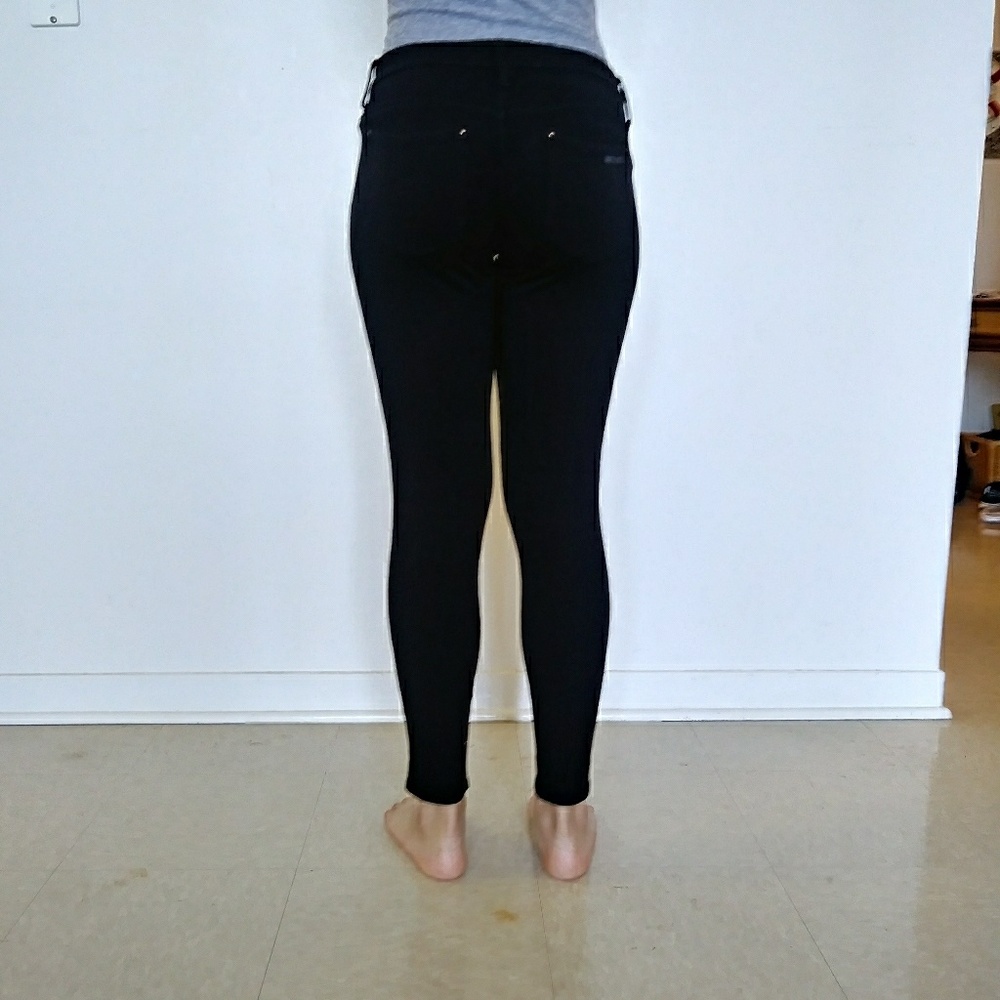 Joe's black cotton jeans